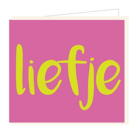 Wenskaart Liefje 