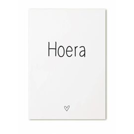 Postkaart Hoera / Zoedt