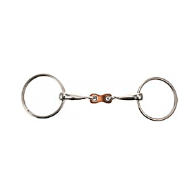 Abbey French Copper Link Snaffle 