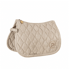 Eskadron Zadeldek Metallic Faux Leather | Shetty | Platinum 23