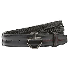 Cavalleria Toscana Elastic Woven Leather Belt | Men