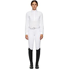 Cavalleria Toscana Competition Shirt Micro Sequins | Long Sleeves | Women