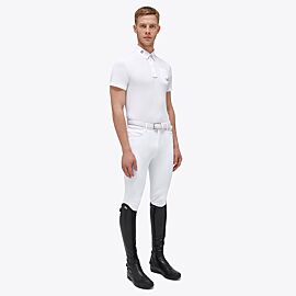 Cavalleria Toscana Wedstrijdshirt Tech Piquet | Korte Mouw | Heren