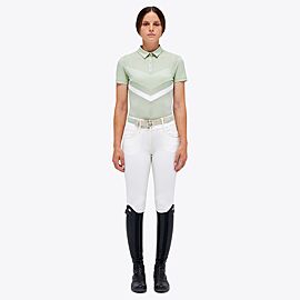 Cavalleria Toscana Shirt | Perforated Jersey | Damen