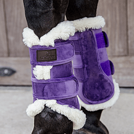 Kentucky Brushing Boots | Velvet Contrast