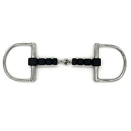 AJR D-ring Single Jointed Rubber Block - 18 mm