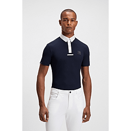 BOSS Equestrian Competition Shirt Marty Honycomb - Short Sleeves - Men