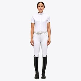 Cavalleria Toscana Competition Shirt Revo Tech Knit | Pleated Bib | Women