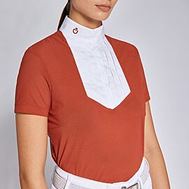 Cavalleria Toscana Perforated Jersey Competitionshirt | Short Sleeves | Woman