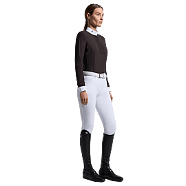 Cavalleria Toscana Show Shirt Perforated Inserts - Long Sleeves - Women