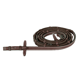 CWD Reins Fancy Stiching | Rubber | with Stoppers