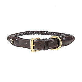 Dyon Gevlochten Hondenhalsband