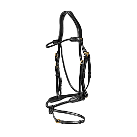 Dyon Braided Noseband Bridle With Removable Flash - D-Collection