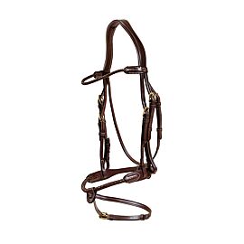 Dyon Braided Noseband Bridle With Removable Flash | D-Collection