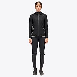 Cavalleria Toscana Jacke Bonded | mit Kapuze | Jersey Mesh | Damen