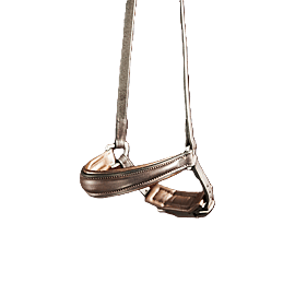 Finesse Drop Noseband - Silver Buckles