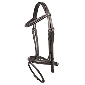 LJ Bridle New Pro Combined Noseband/ Ss Buckles