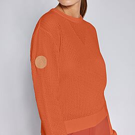 Cavalleria Toscana Cotton Knit Sweater | Long Sleeves | Woman