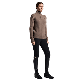 Cavalleria Toscana Sweater Turleneck Zip Pure Wool - Women