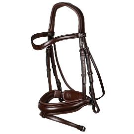 Dy'on Crank Noseband Bridle With Flash - Matte M