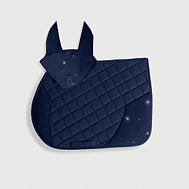 Aztec Diamond Cyrstal Saddle Pad & Fly Veil Set - Jumping