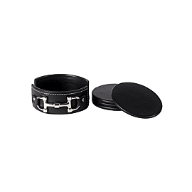 Adamsbro Leather Coaster 4-Pack