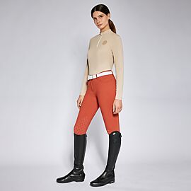 Cavalleria Toscana Tech Piquet Trainingpolo | Long Sleeves | Zip | Woman