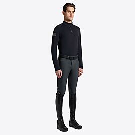 Cavalleria Toscana Tech Wool Trainingsshirt | Rits | Heren