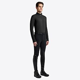  Cavalleria Toscana Fleece Trainingsshirt | Reißverschluss | Herren