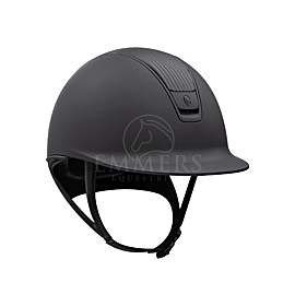 SAMSHIELD 2.0 SHADOWMATT ZWART/ TOP LEDER ZWART / TRIM MATT ZWART / BLAZON MATT ZWART