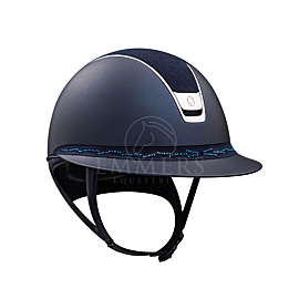Samshield 2.0 Miss Shield Shadowmatt Blauw / Alcantara Flower Swarovski Blauw