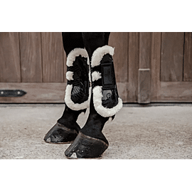 Kentucky Tendon Boots | Vegan Sheepskin | Velcro