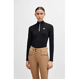 Boss Equestrian Frances Trainingsshirt | Lange Mouw | Dames 