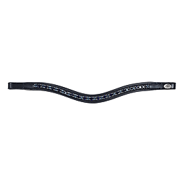HFI Browband Padded Wave | with Strass