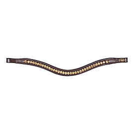 HFI Frontriem Padded Wave | met Strass