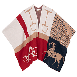 Adamsbro Poncho Equi | Cashmere