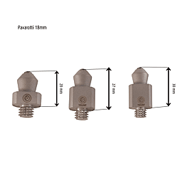TRUST Stud Pavarotti 18 mm 3/8 - 2 Pieces