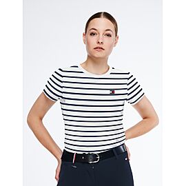 Tommy Hilfiger T-Shirt Ribbed Style | Dames