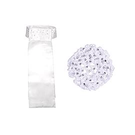 Wedstrijdset | Ruiter | Plastron en Haarnet