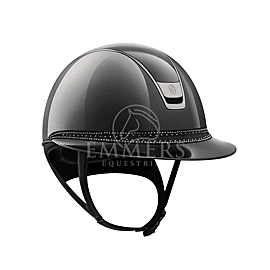 Samshield 2.0 Miss Shield Shadow Glossy Black - Frontal Band Tiara Black Graphite - Trim & Blazon Chrome Black