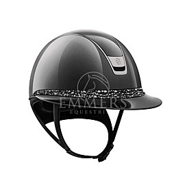 Samshield 2.0 Miss Shield Shadow Glossy Black - Frontal Band Glacier Black - Trim & Blazon Chrome Black