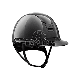 Samshield 2.0 Miss Shield Shadow Glossy Black - Frontal Band Crystal Leaf Black - Trim & Blazon Matt Black 