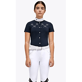 Cavalleria Toscana Wedstrijdshirt | Korte Mouw | Meisjes 