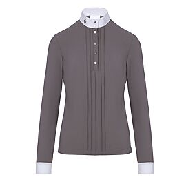 Cavalleria Toscana Competition Shirt Pleated Jersey Competition | L/S | Women