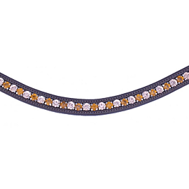LJ Browband Taupe/Orange