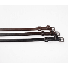 LJ noseband flash with chrome buckle 10mm