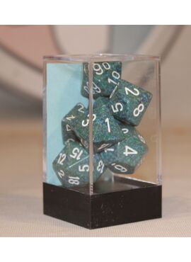 Speckled Poly Dice: Sea