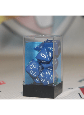 Opaque Poly Dice: Blue