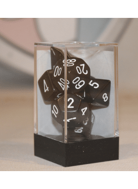 Opaque Poly Dice: Black