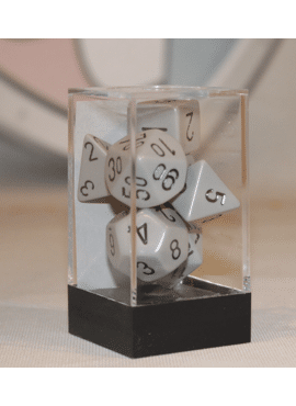 Opaque Poly Dice: Grey